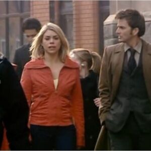 Rare ASO SA Rose Tyler Doctor Who Rise of Cyberman Vintage Diesel Jacket in L